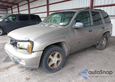 2003 Chevrolet Trailblazer Lt из США, поврежденный, VIN 1GNDT13S232399196